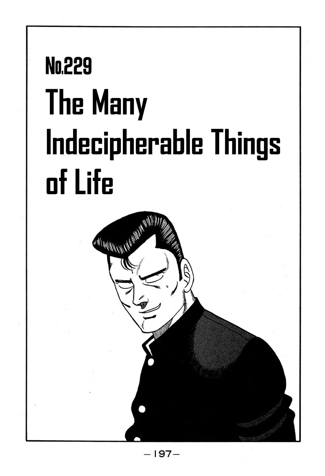 Be-Bop-Highschool Chapter 229 page 1 - Chapter 229: The Many Indecipherable Things of Life