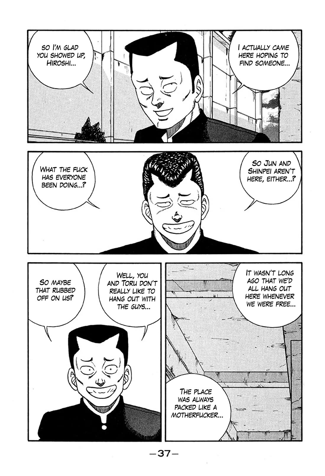 Be-Bop-Highschool Chapter 231 page 3 - Chapter 231: The Crew-Cut Ape-Man Walks Upright