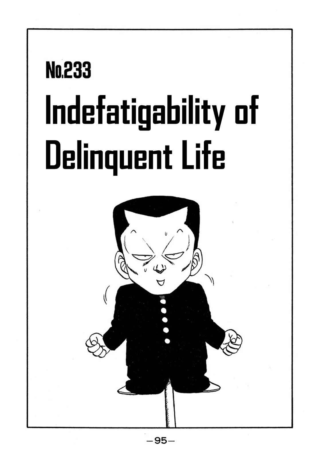 Be-Bop-Highschool Chapter 233 page 1 - Chapter 233: Indefatigability of Delinquent Life