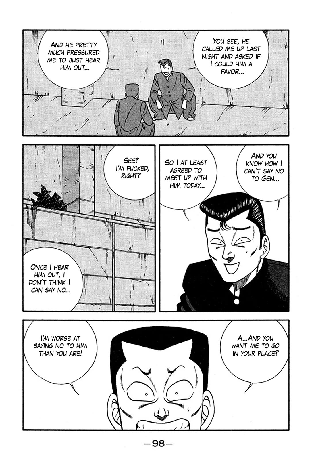 Be-Bop-Highschool Chapter 233 page 4 - Chapter 233: Indefatigability of Delinquent Life