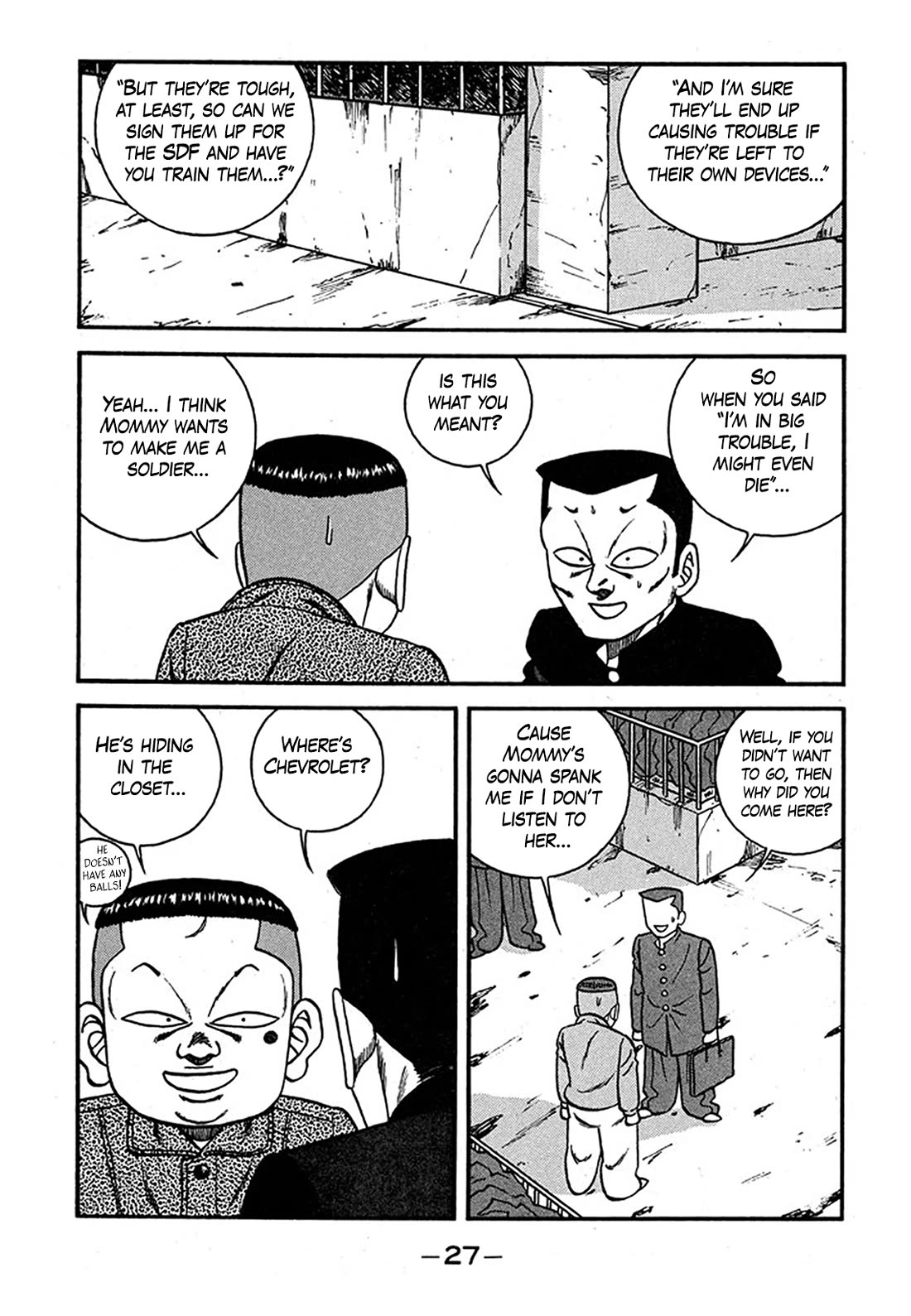 Be-Bop-Highschool Chapter 236 page 26 - Chapter 236: Painstaking Labor on the Mountain Range of Friendship