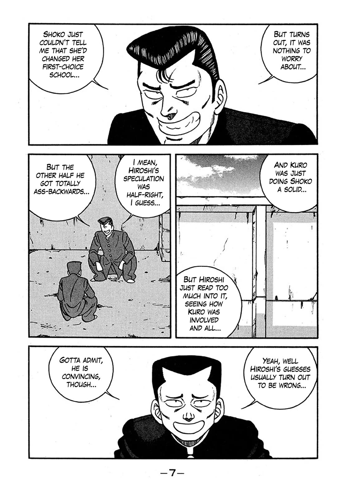 Be-Bop-Highschool Chapter 236 page 6 - Chapter 236: Painstaking Labor on the Mountain Range of Friendship