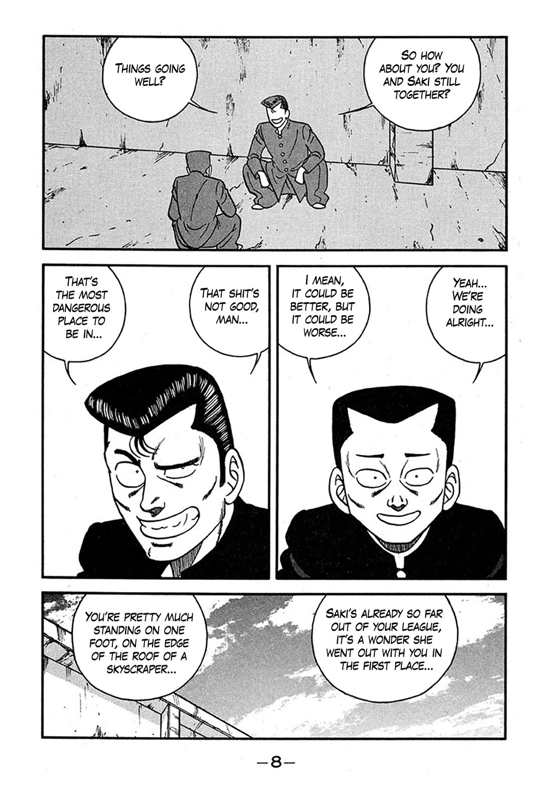 Be-Bop-Highschool Chapter 236 page 7 - Chapter 236: Painstaking Labor on the Mountain Range of Friendship