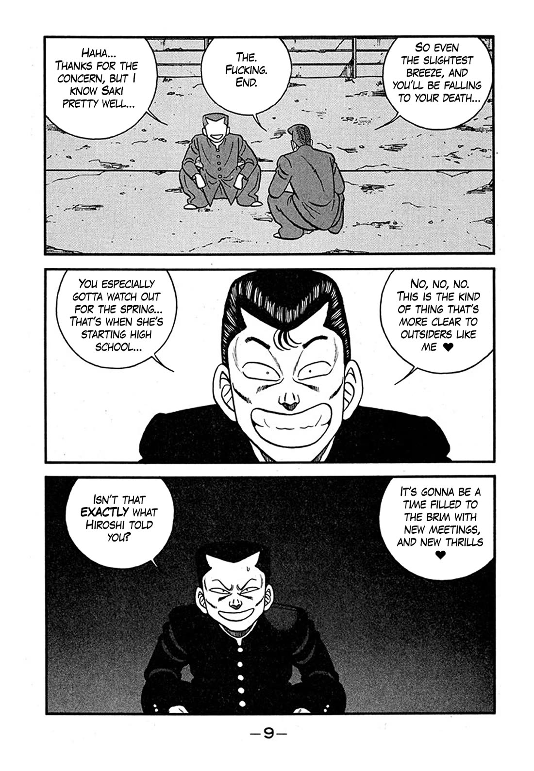 Be-Bop-Highschool Chapter 236 page 8 - Chapter 236: Painstaking Labor on the Mountain Range of Friendship