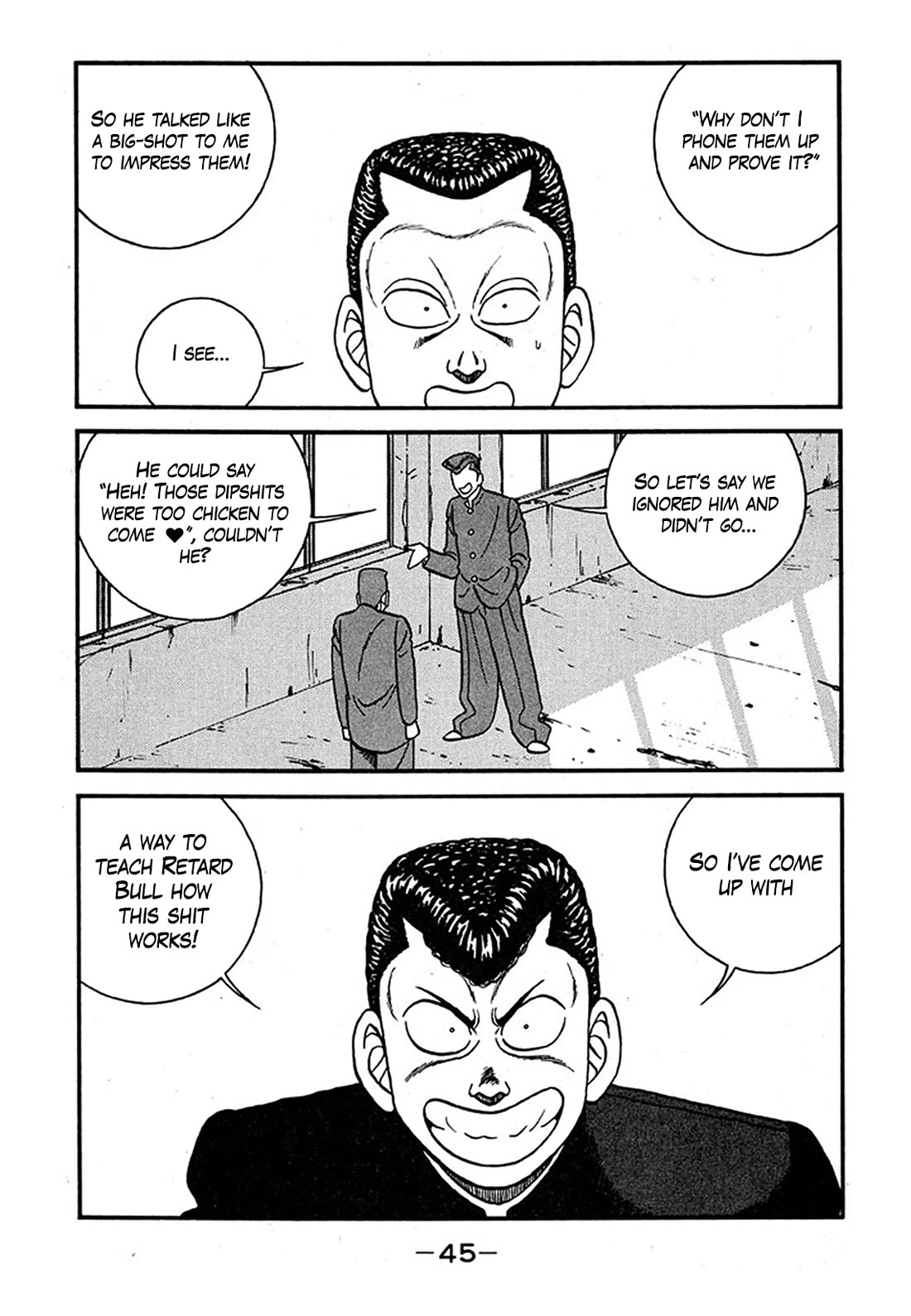 Be-Bop-Highschool Chapter 237 page 11 - Chapter 237: The High School Dimwit Golden Legend