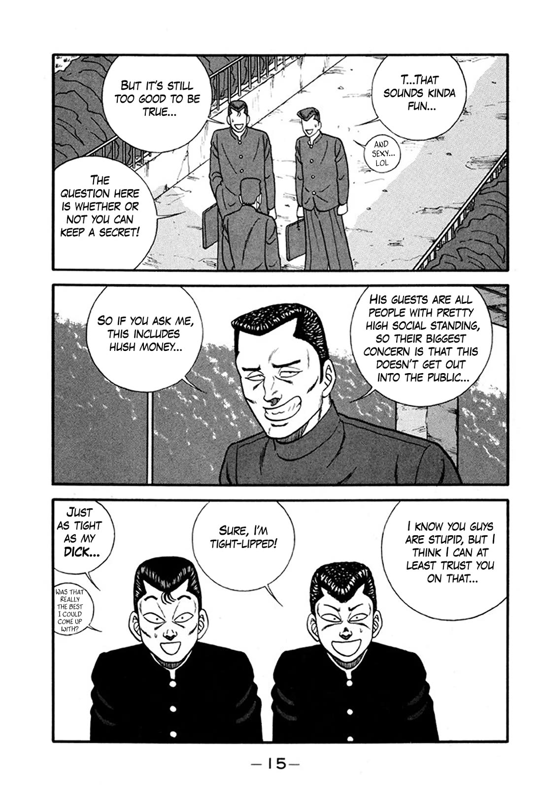 Be-Bop-Highschool Chapter 242 page 14 - Chapter 242: The Poor Youth Troupe's Get-Rich-Quick Scheme