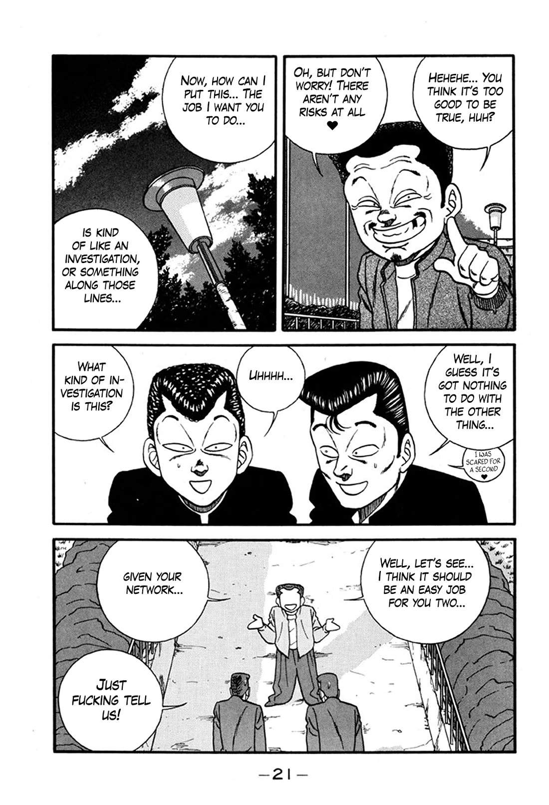 Be-Bop-Highschool Chapter 242 page 20 - Chapter 242: The Poor Youth Troupe's Get-Rich-Quick Scheme