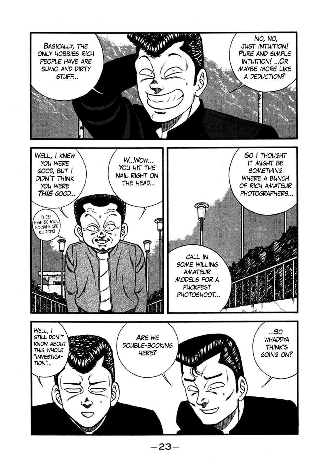 Be-Bop-Highschool Chapter 242 page 22 - Chapter 242: The Poor Youth Troupe's Get-Rich-Quick Scheme