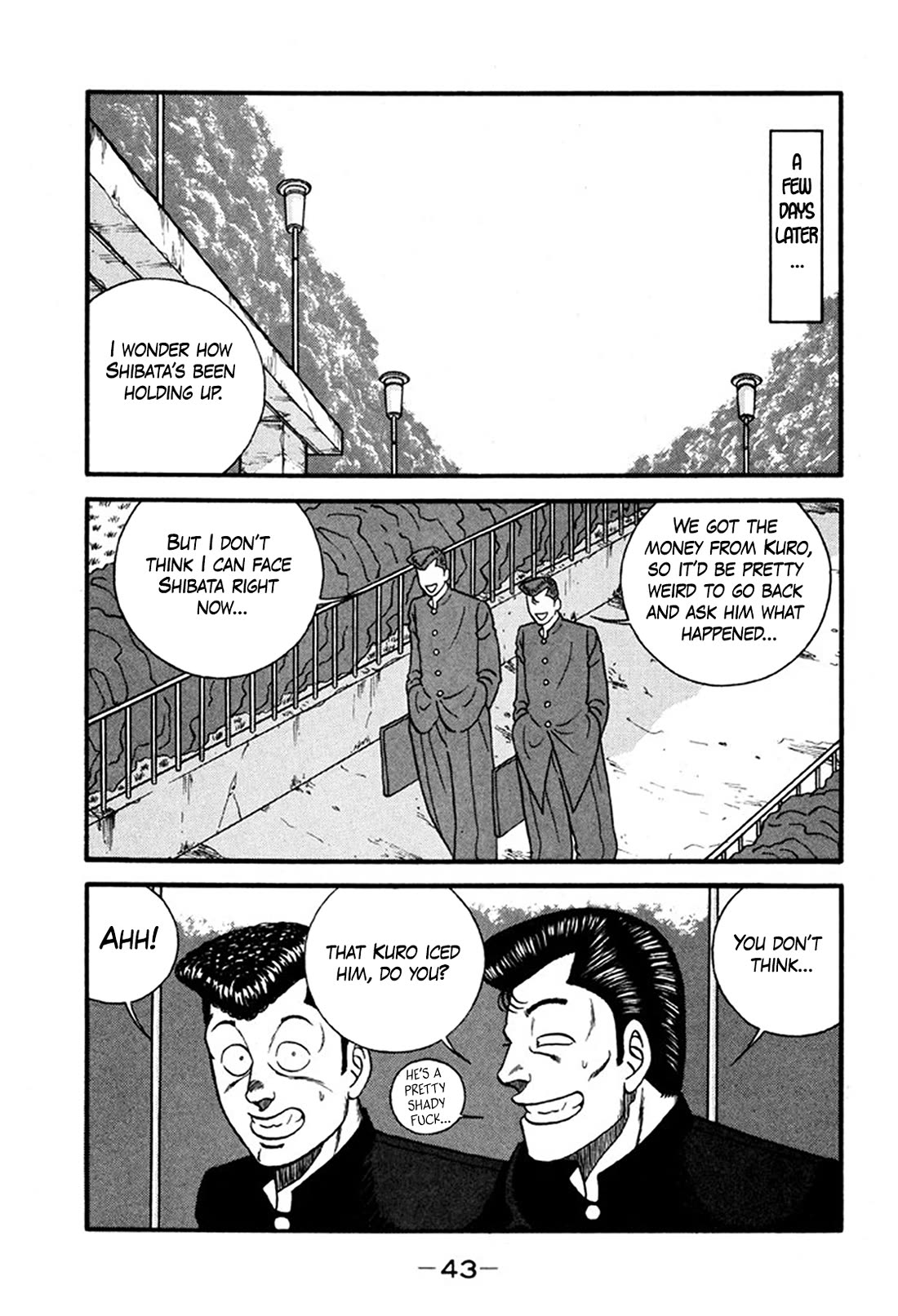 Be-Bop-Highschool Chapter 242 page 42 - Chapter 242: The Poor Youth Troupe's Get-Rich-Quick Scheme