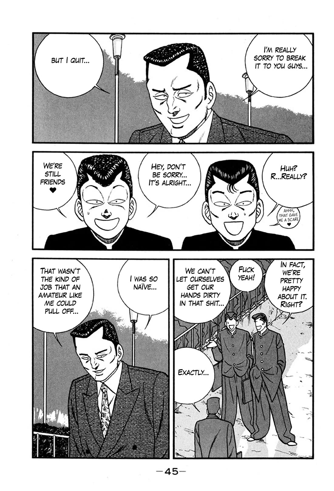 Be-Bop-Highschool Chapter 242 page 44 - Chapter 242: The Poor Youth Troupe's Get-Rich-Quick Scheme