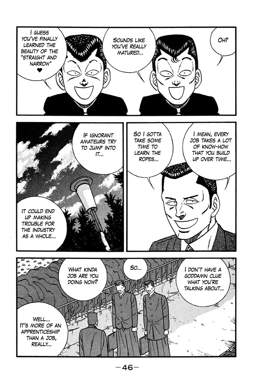 Be-Bop-Highschool Chapter 242 page 45 - Chapter 242: The Poor Youth Troupe's Get-Rich-Quick Scheme