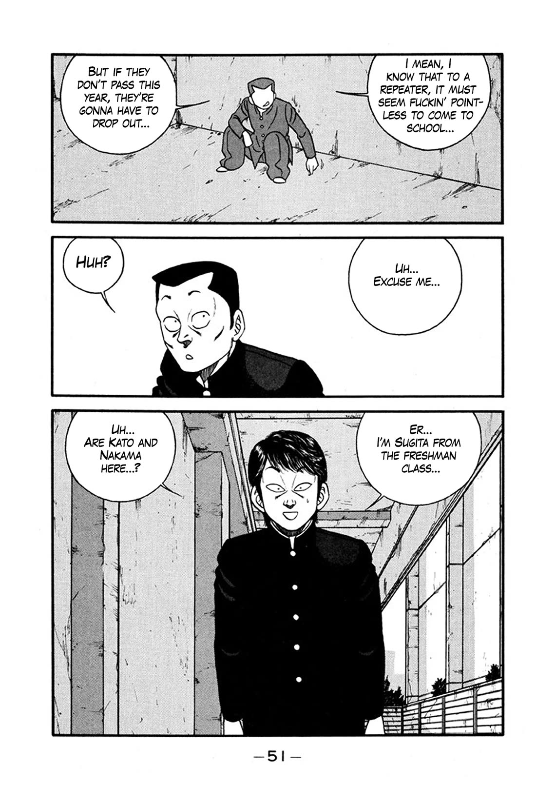 Be-Bop-Highschool Chapter 243 page 3 - Chapter 243: The Delinquent Youth Counselling Office: Beginner's Course