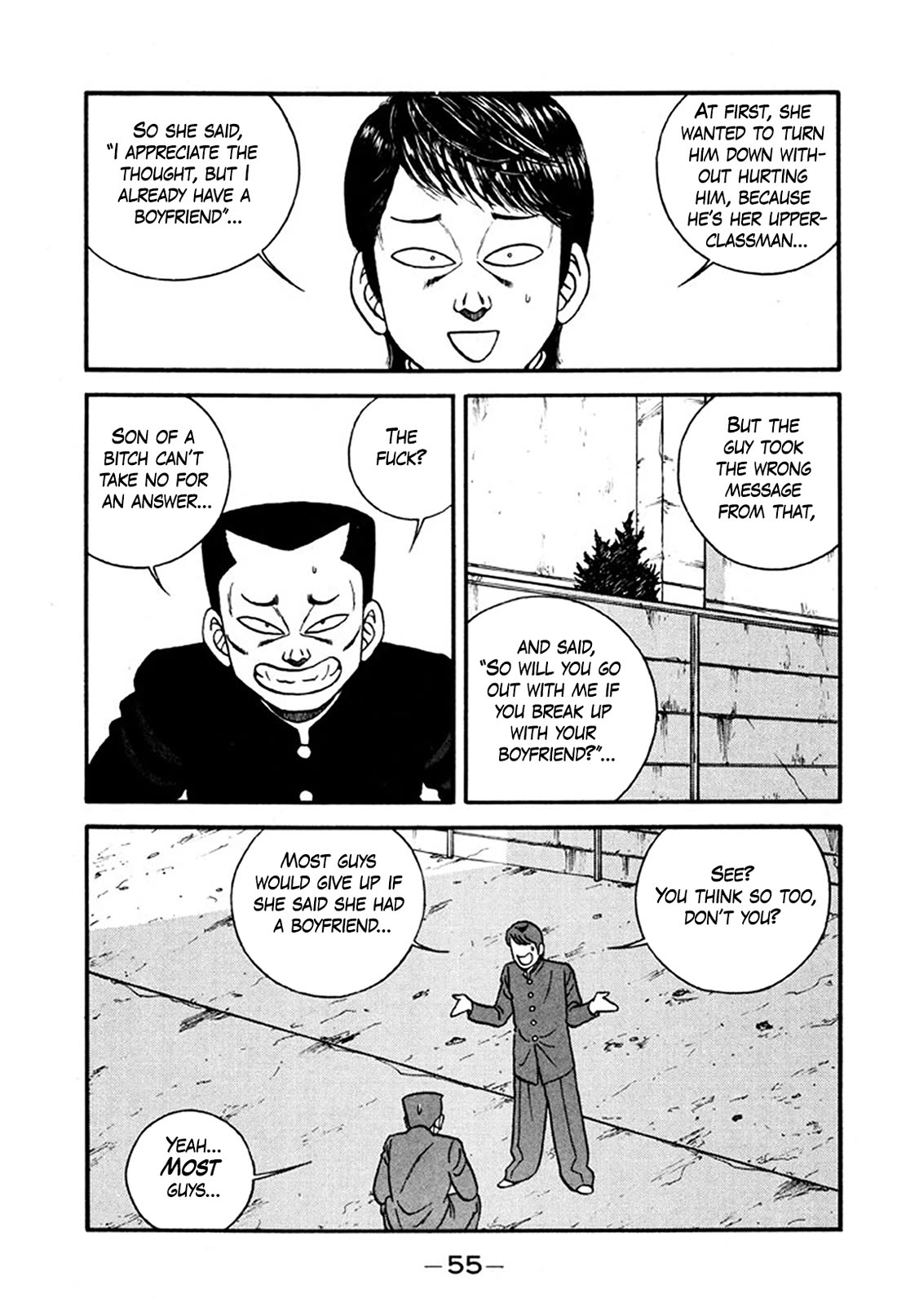 Be-Bop-Highschool Chapter 243 page 7 - Chapter 243: The Delinquent Youth Counselling Office: Beginner's Course