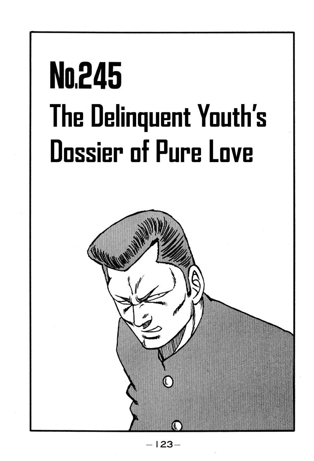 Be-Bop-Highschool Chapter 245 page 1 - Chapter 245: The Delinquent Youth's Dossier of Pure Love
