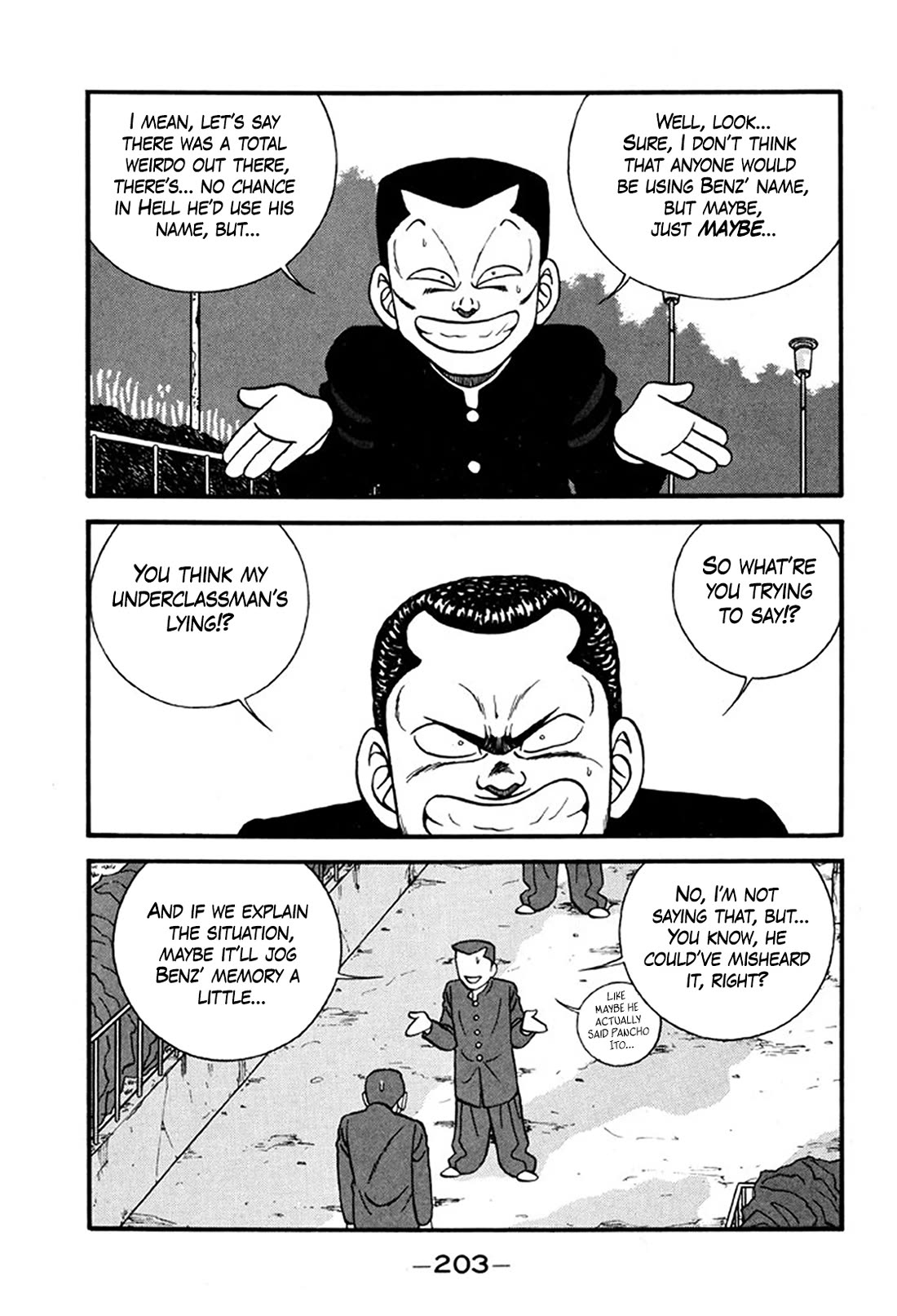 Be-Bop-Highschool Chapter 247 page 21 - Chapter 247: The Three Stupid Thieves