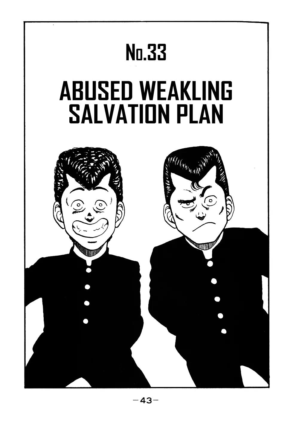 Be-Bop-Highschool Chapter 33 page 1 - Chapter 33: Abused Weakling Salvation Plan
