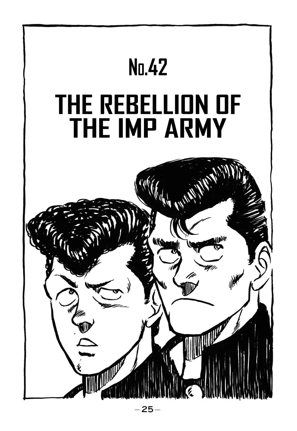 Be-Bop-Highschool Chapter 42 page 1 - Chapter 42: The Rebellion of the Imp Army