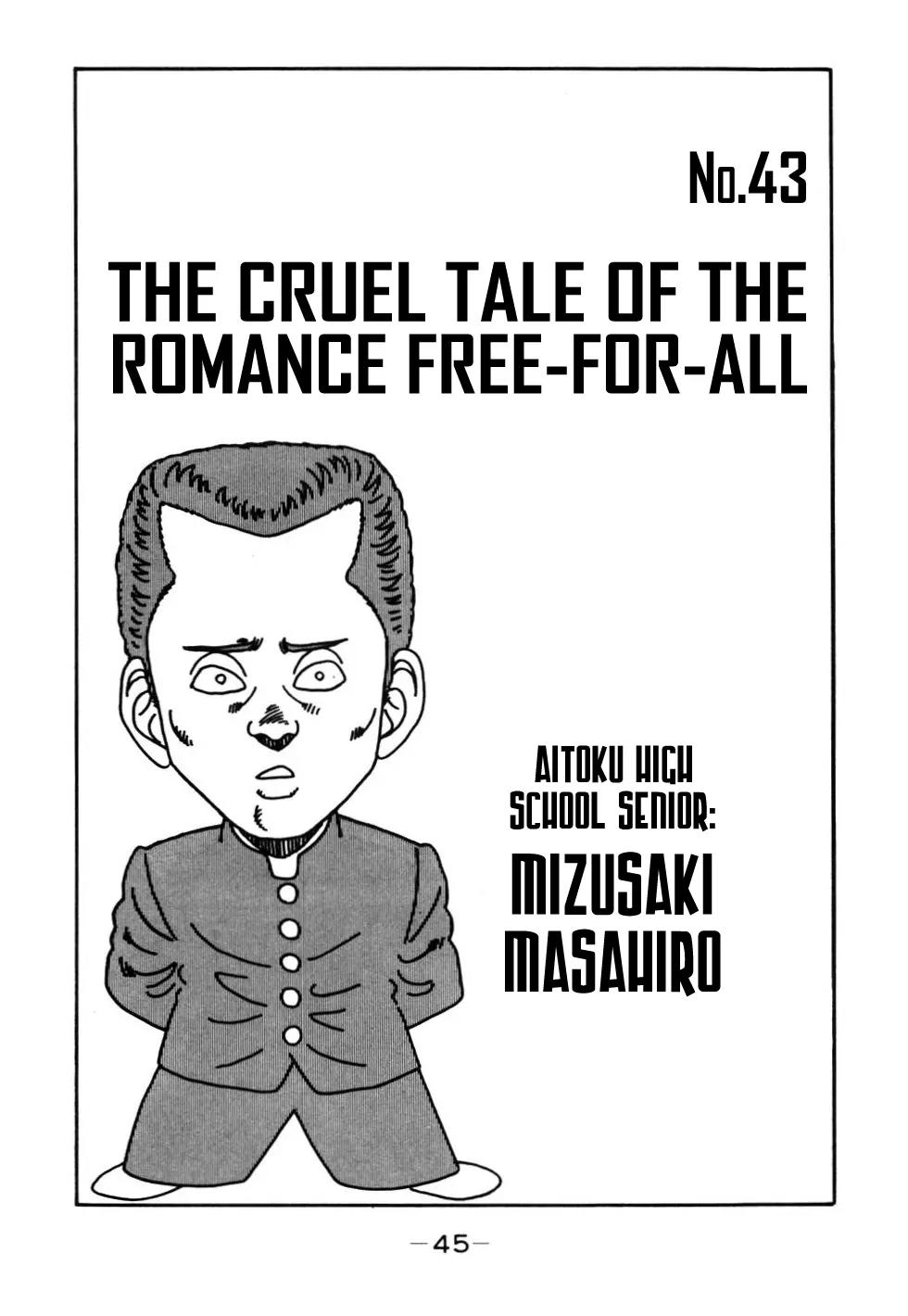 Be-Bop-Highschool Chapter 43 page 1 - Chapter 43: The Cruel Tale of the Romance Free-for-All