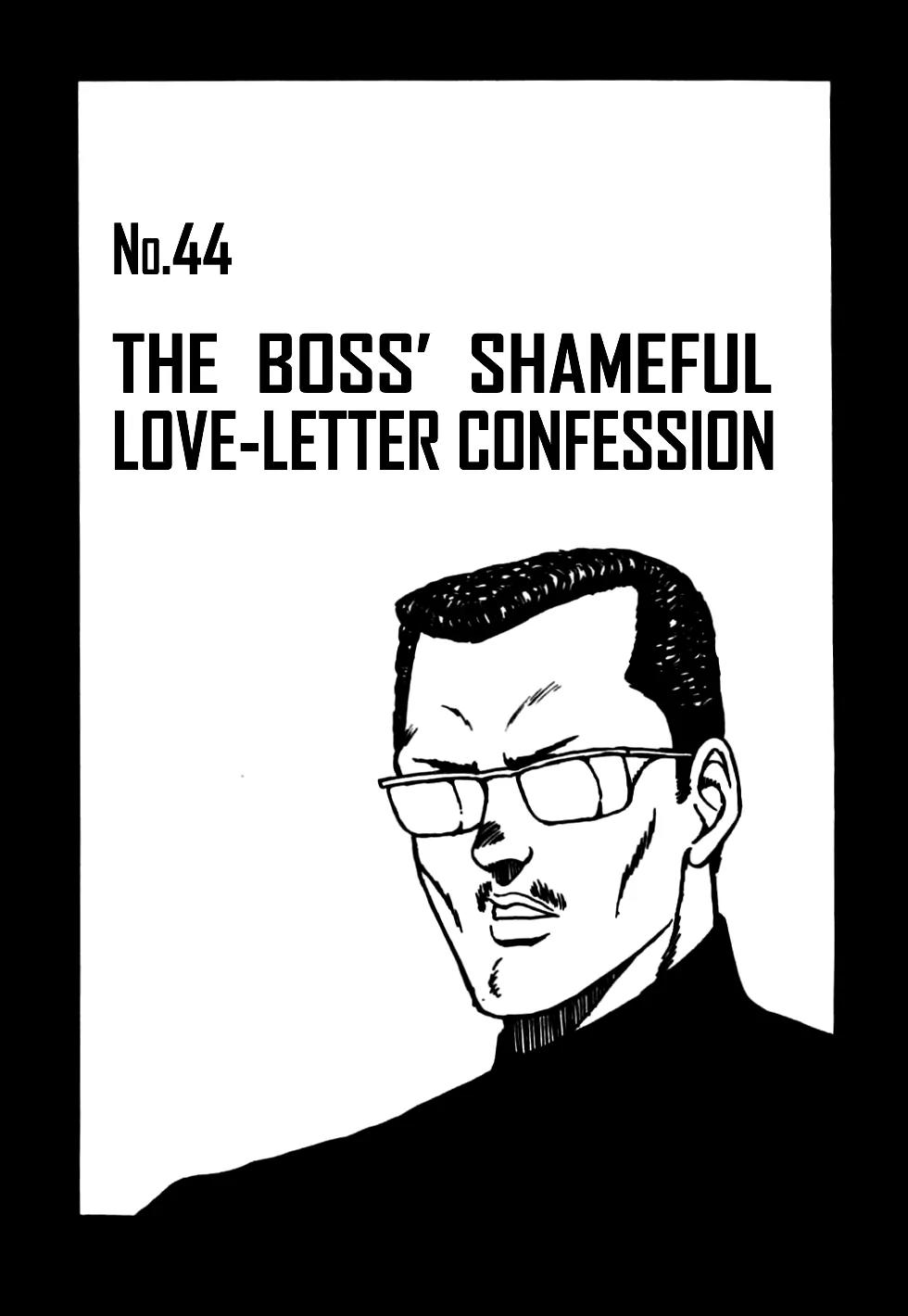 Be-Bop-Highschool Chapter 44 page 1 - Chapter 44: The Boss' Shameful Love-Letter Confession