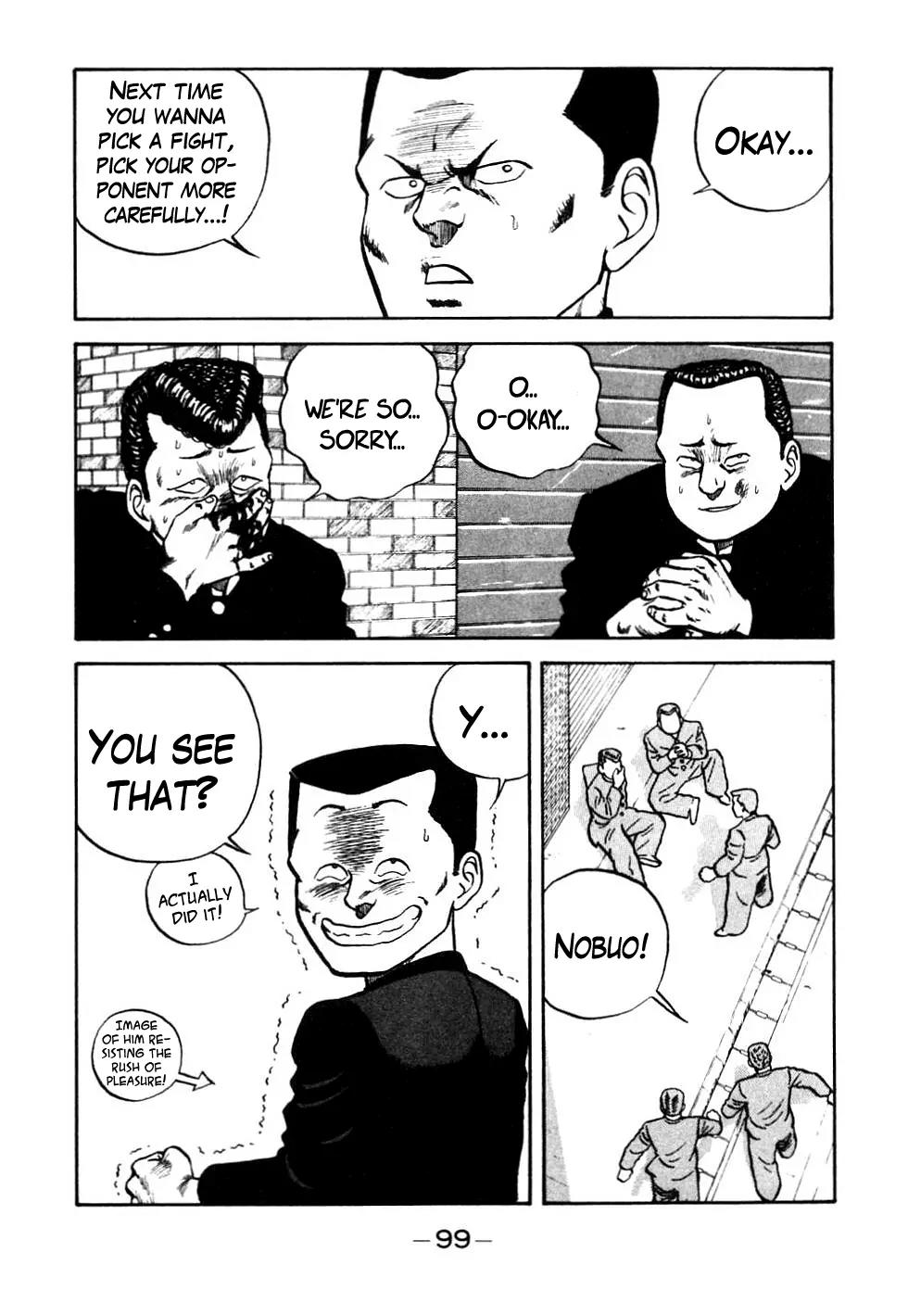 Be-Bop-Highschool Chapter 45 page 15 - Chapter 45: Blockhead Sankichi and the Crew-Cut of Duty
