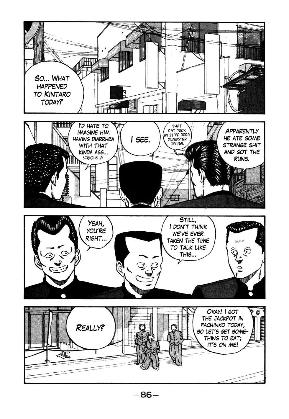 Be-Bop-Highschool Chapter 45 page 2 - Chapter 45: Blockhead Sankichi and the Crew-Cut of Duty