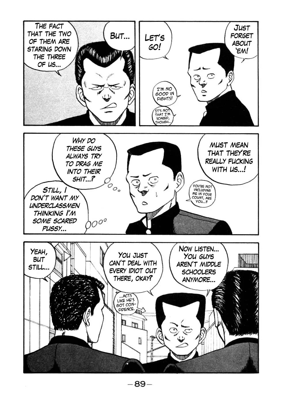Be-Bop-Highschool Chapter 45 page 5 - Chapter 45: Blockhead Sankichi and the Crew-Cut of Duty