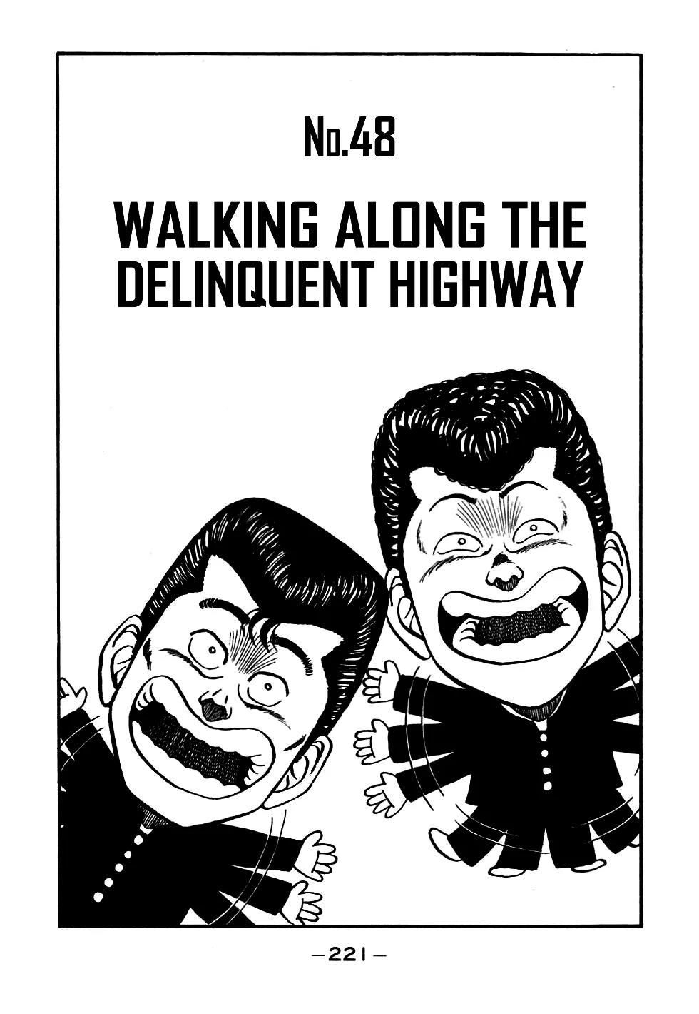Be-Bop-Highschool Chapter 48: Walking Along the Delinquent Highway thumbnail