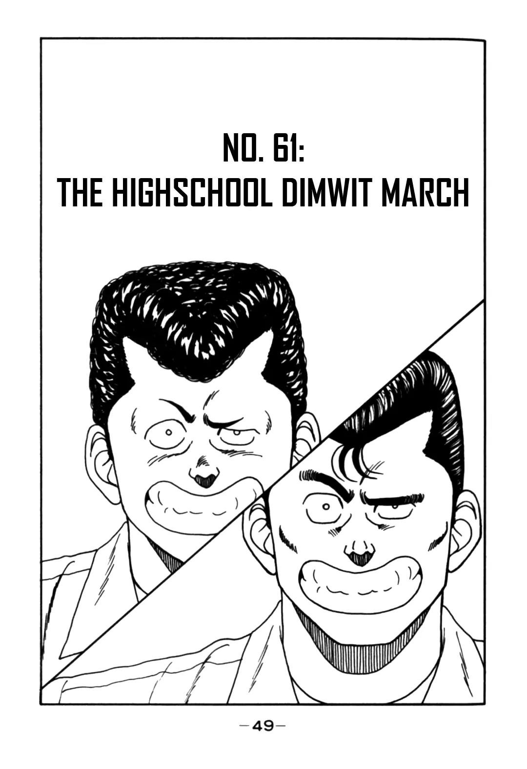 Be-Bop-Highschool Chapter 61 page 1 - Chapter 61: The Highschool Dimwit March