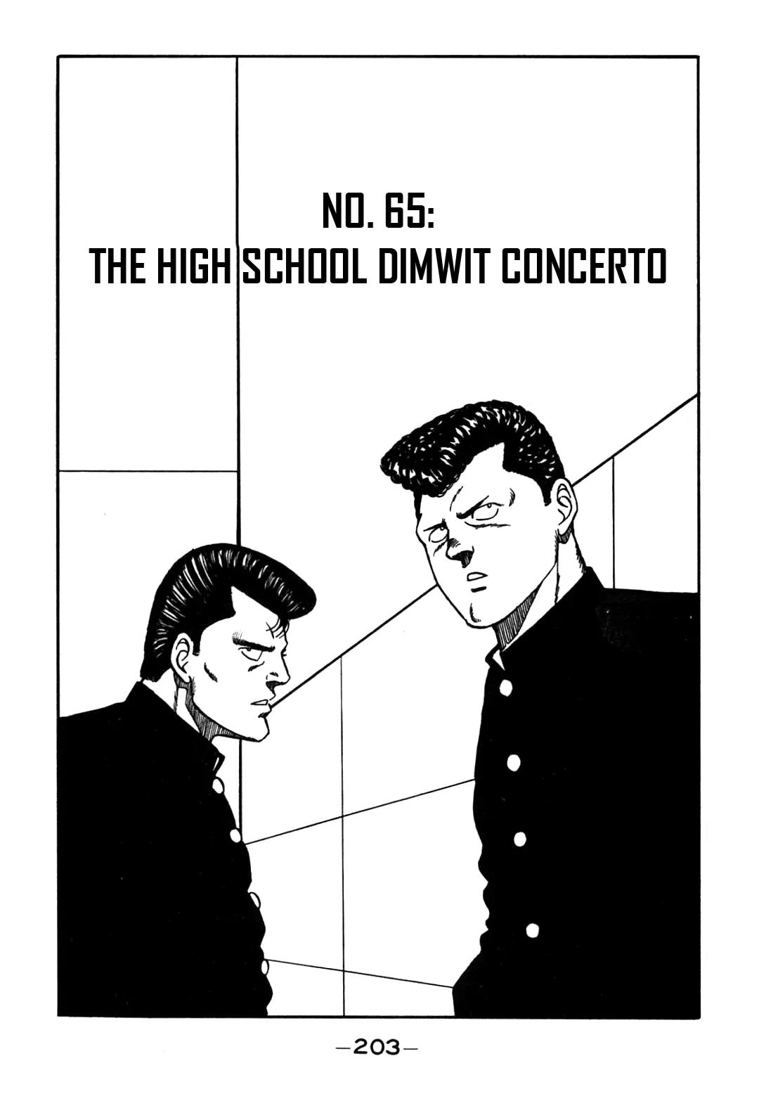 Be-Bop-Highschool Chapter 65 page 1 - Chapter 65: The High School Dimwit Concerto