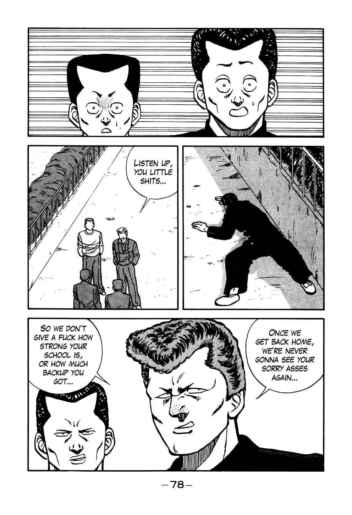 Be-Bop-Highschool Chapter 78 page 12 - Chapter 78: The Crew-Cut of Duty and the Wind and Clouds