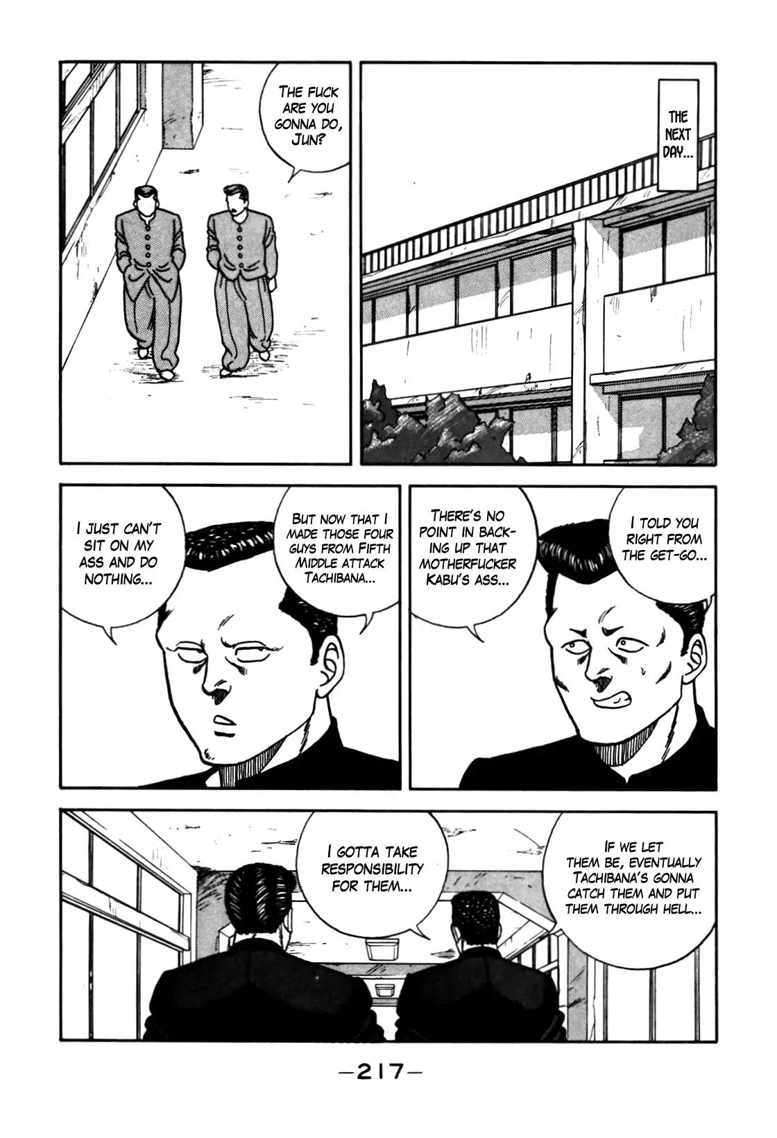 Be-Bop-Highschool Chapter 90 page 71 - Chapter 90: The High School Dimwit Marching Song
