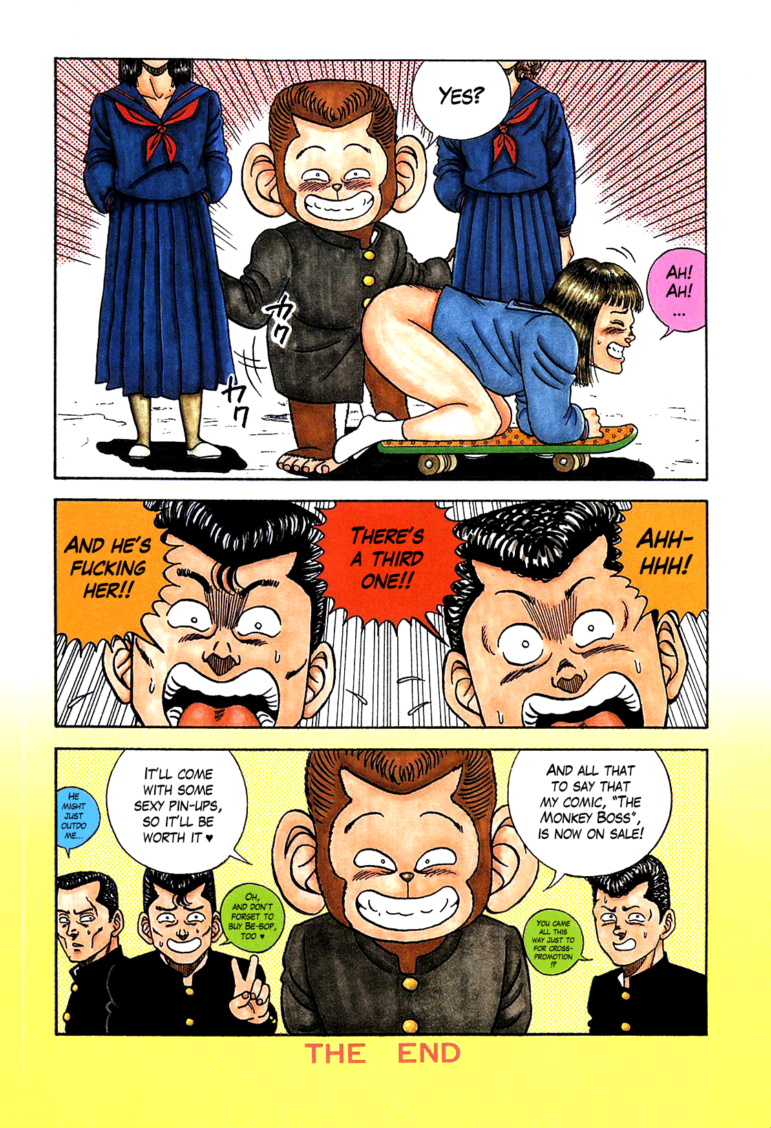 Be-Bop-Highschool Chapter 91 page 5 - Chapter 91: The Monkey Boss' Trespassing Duel