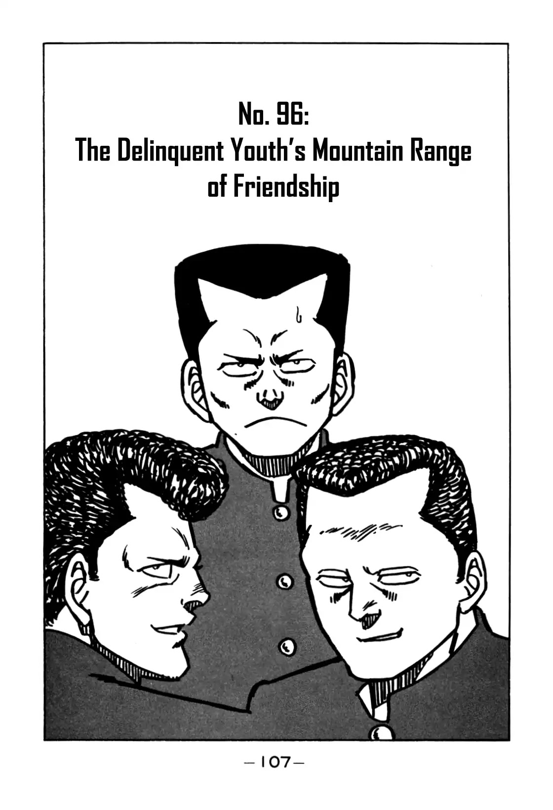 Be-Bop-Highschool Chapter 96 page 1 - Chapter 96: The Delinquent Youth's Mountain Range of Friendship