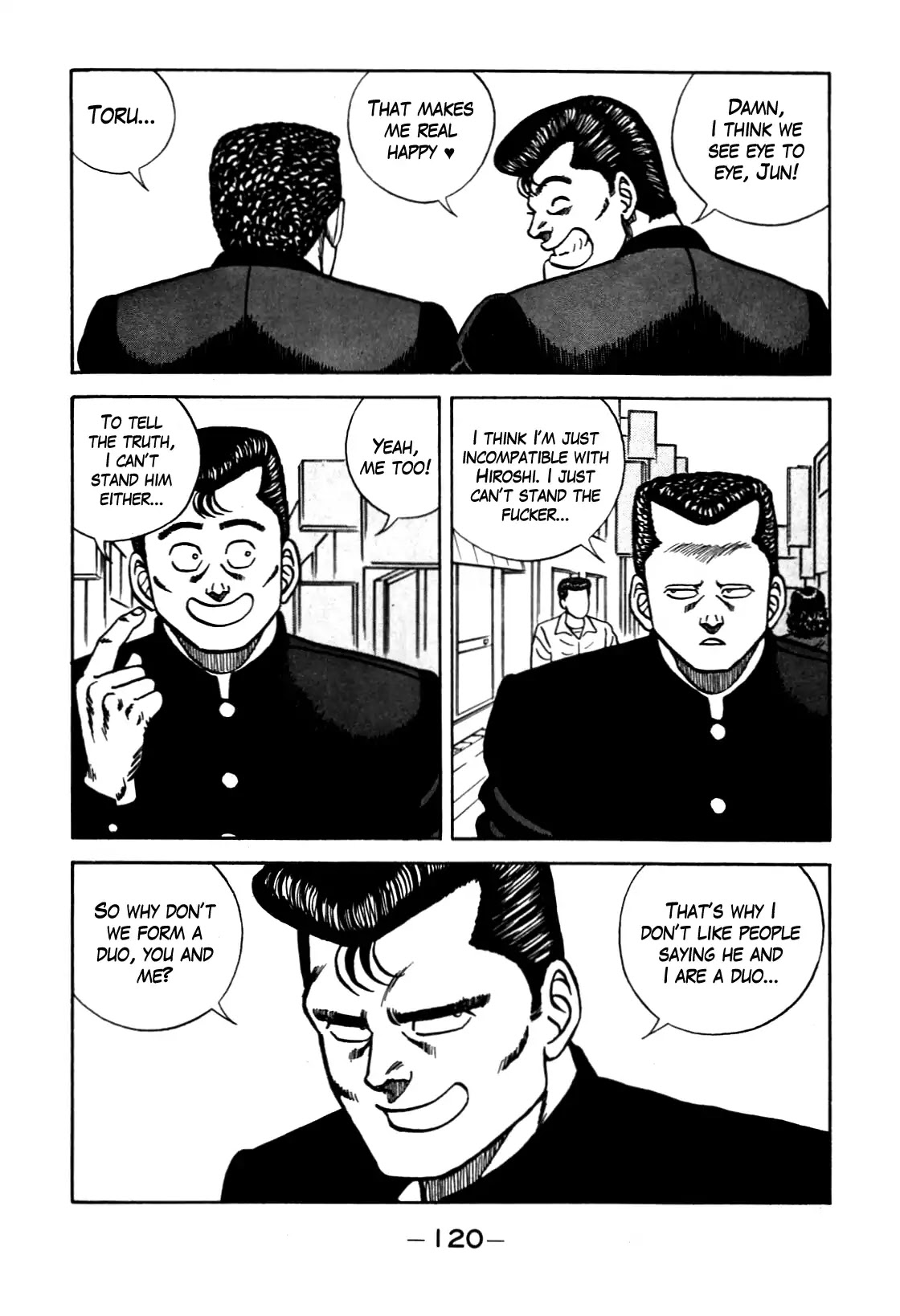Be-Bop-Highschool Chapter 96 page 14 - Chapter 96: The Delinquent Youth's Mountain Range of Friendship