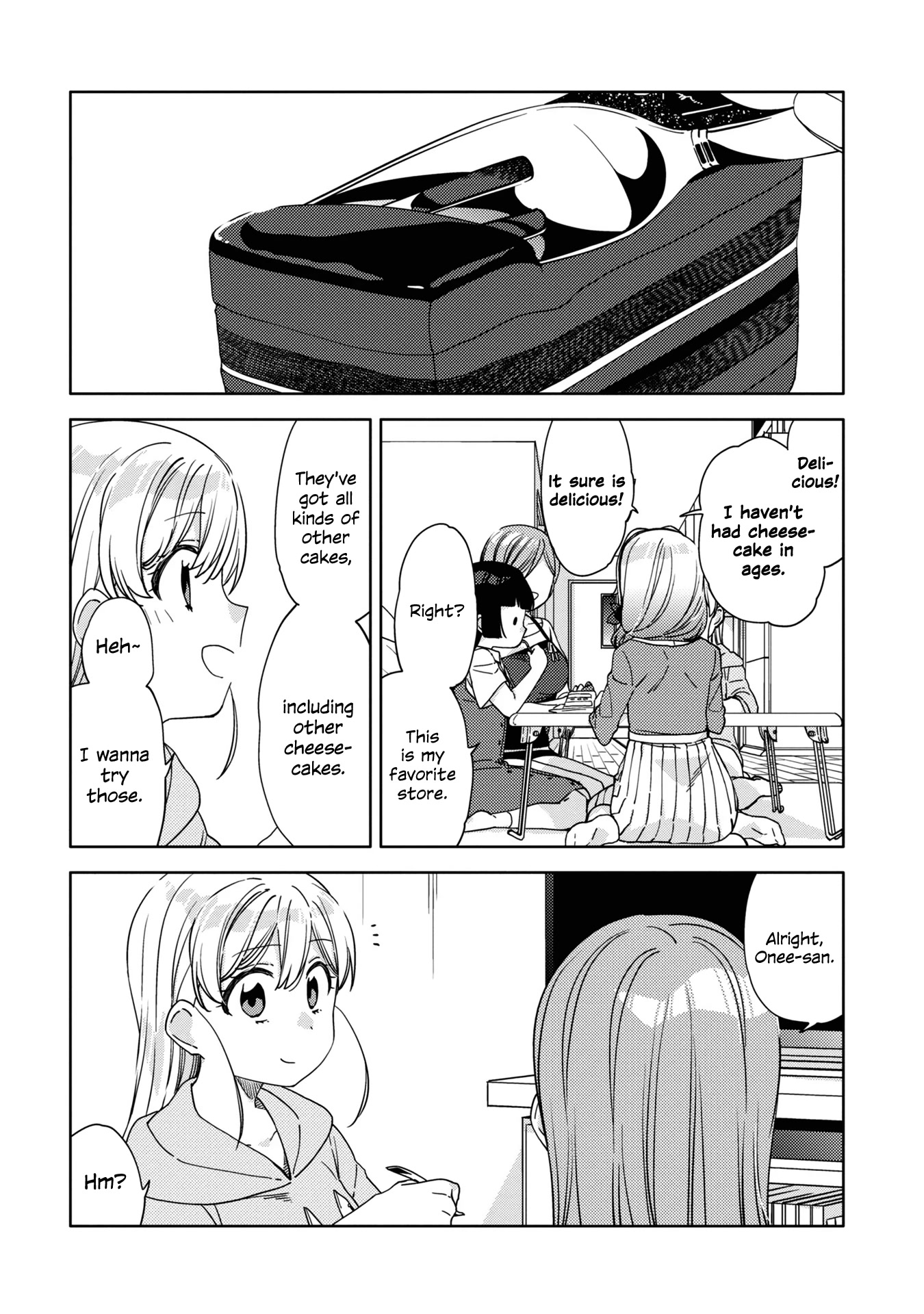 Be Careful, Onee-san. Chapter 16.1 page 4 - Chapter 16.1: Volume 2 Extras