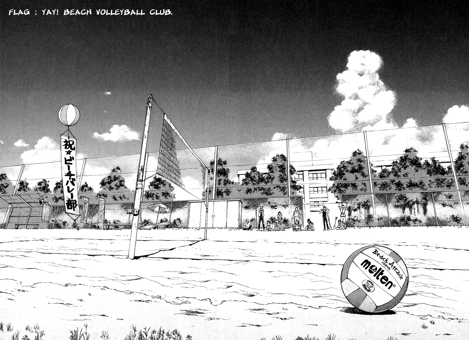 Beach Stars Chapter 22 page 13 - Chapter 22: Higasaki's Beach Volley Ball Club Begin