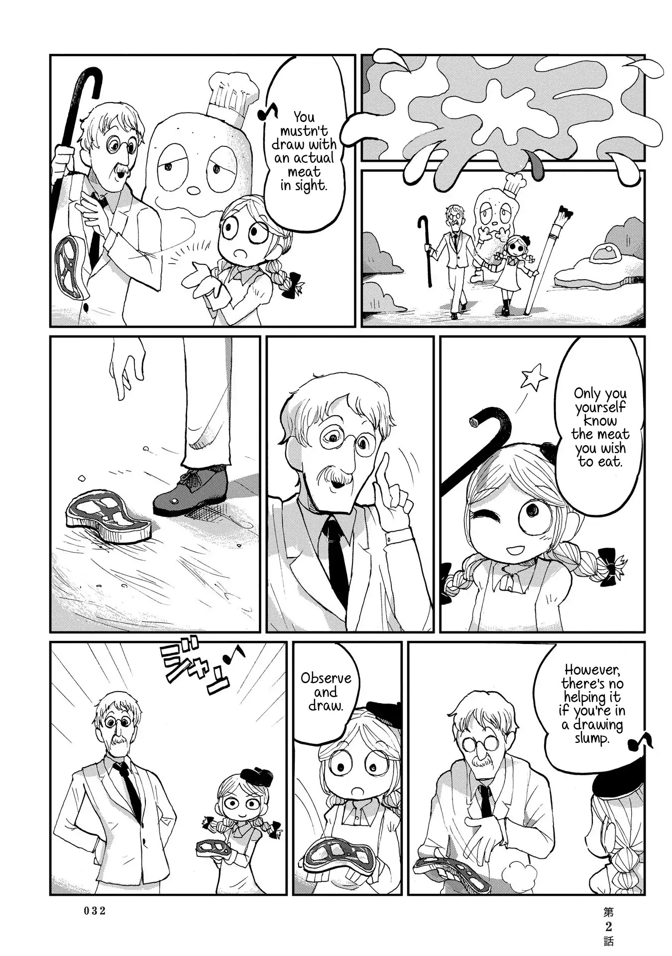 Beank & Rosa Chapter 2 page 12 - Chapter 2: How to Draw Meat