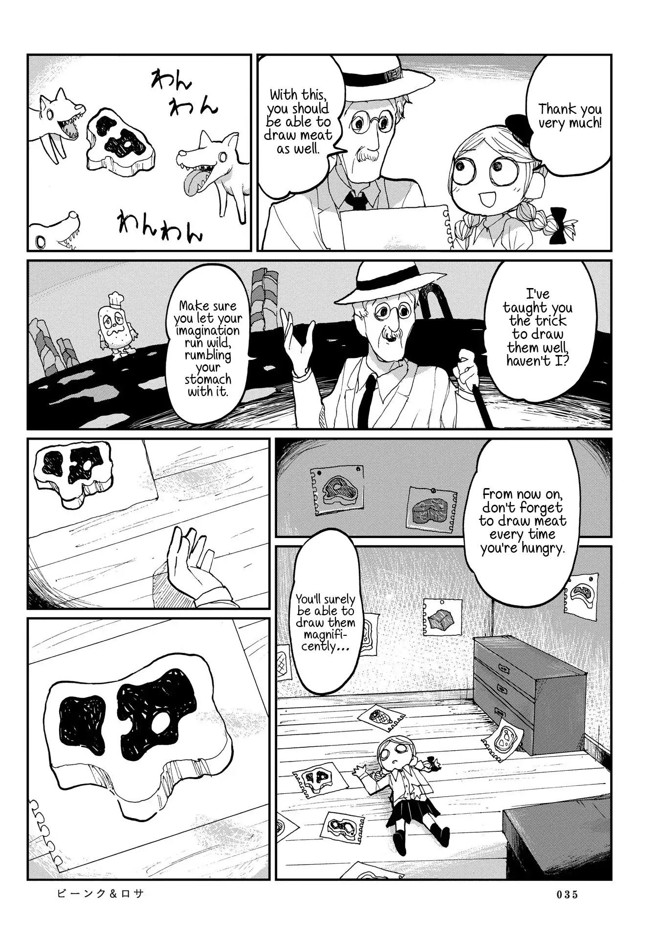 Beank & Rosa Chapter 2 page 15 - Chapter 2: How to Draw Meat