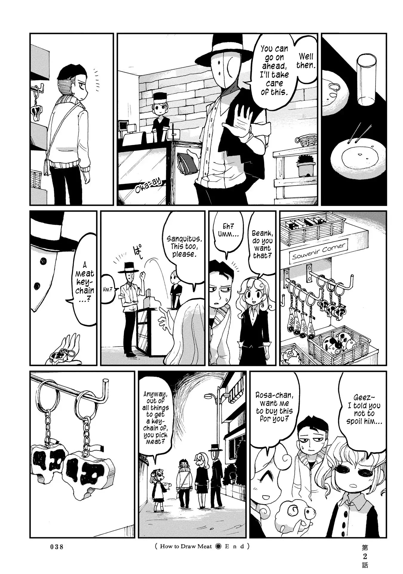 Beank & Rosa Chapter 2 page 18 - Chapter 2: How to Draw Meat