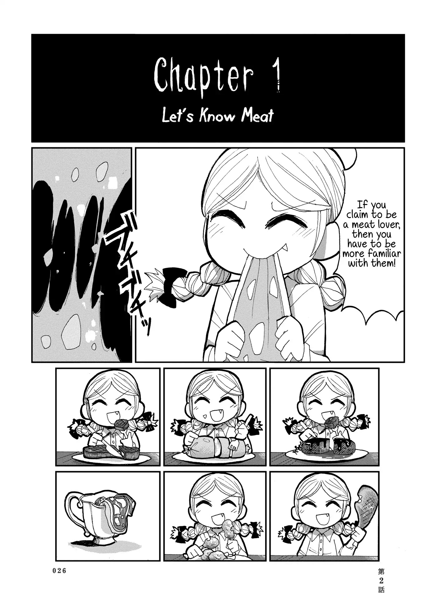 Beank & Rosa Chapter 2 page 6 - Chapter 2: How to Draw Meat