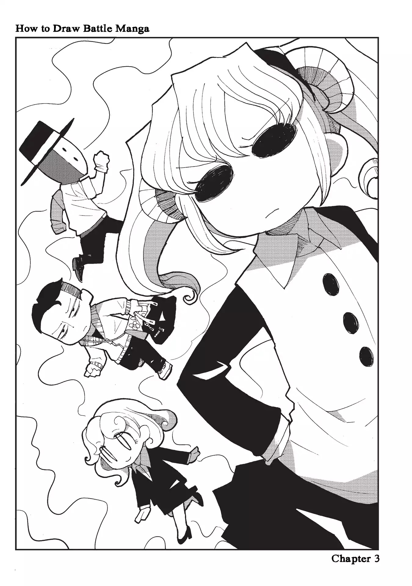 Beank & Rosa Chapter 3 page 1 - Chapter 3: How to Draw Battle Manga