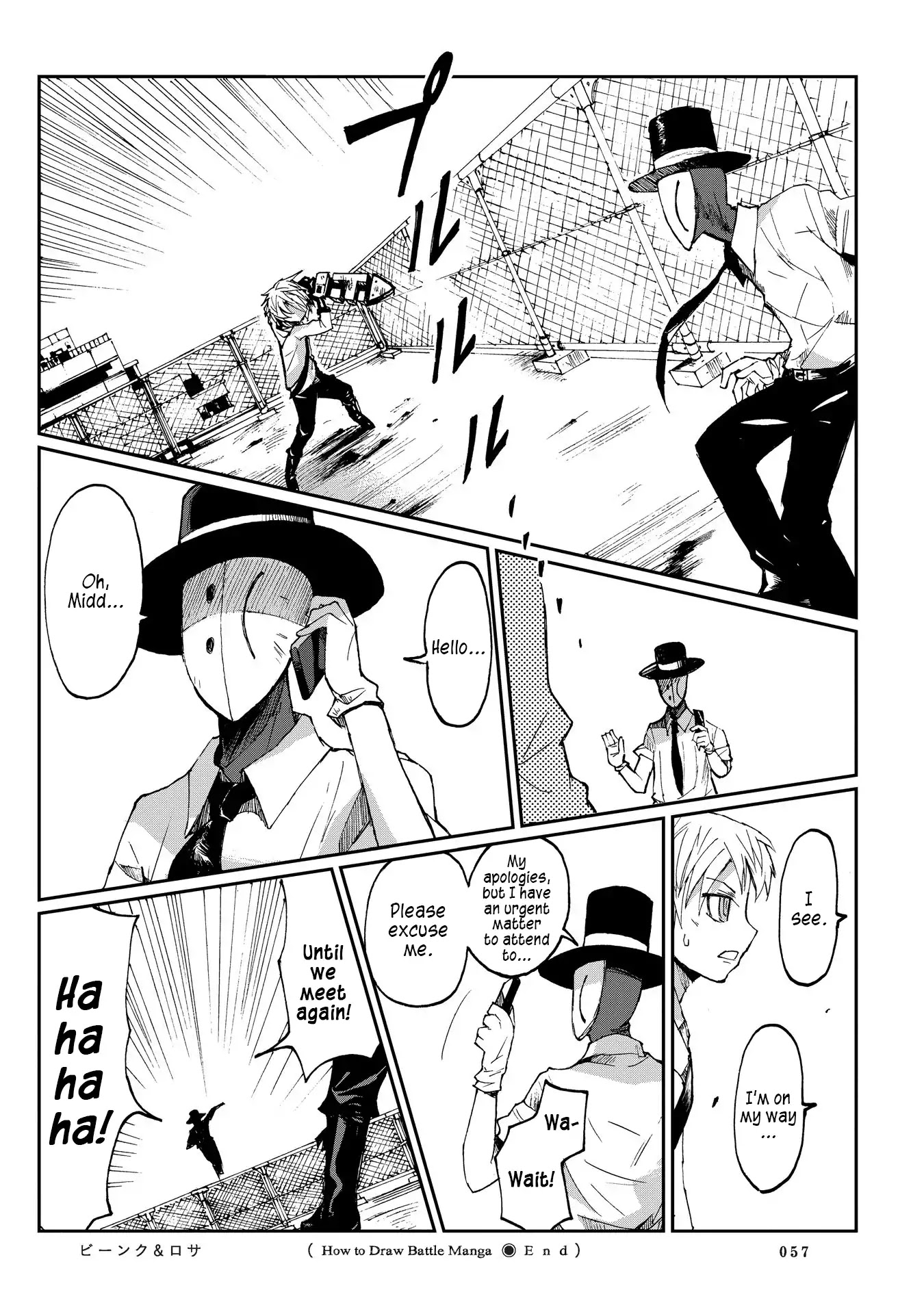 Beank & Rosa Chapter 3 page 19 - Chapter 3: How to Draw Battle Manga