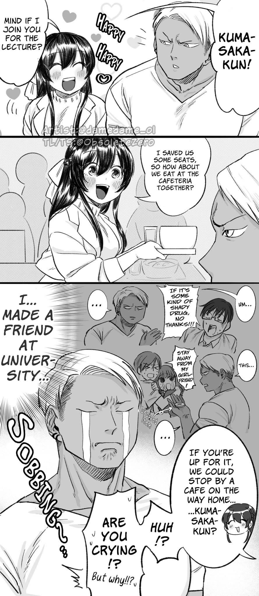 Bear and Bunny Cannot Be Friends Chapter 13 page 1 - Chapter 13: Dear Granny, for the first time in Tokyo, I...