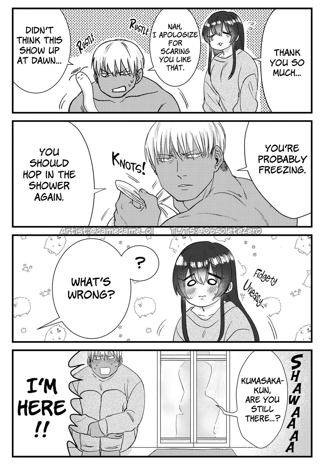 Bear and Bunny Cannot Be Friends Chapter 24 page 1 - Chapter 24: Barely Safe, Breaching the Breaking Point