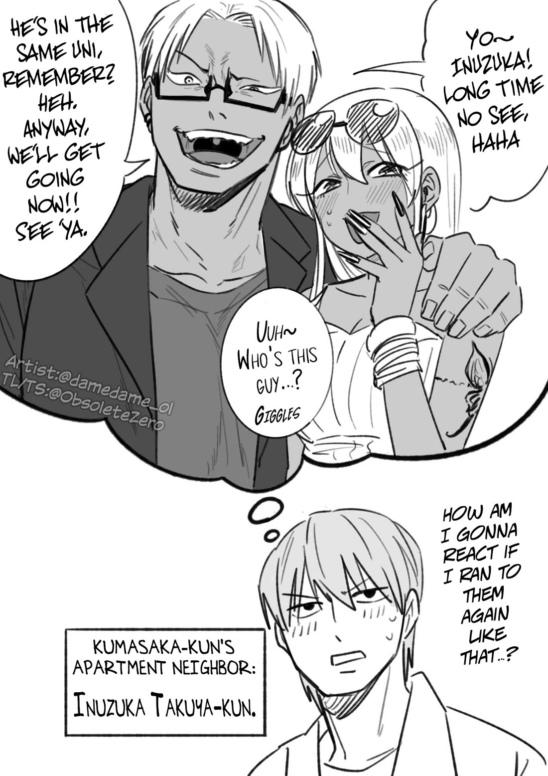 Bear and Bunny Cannot Be Friends Chapter 29.1 page 1 - Chapter 29.1: Bonus: Takuya-kun's speculation