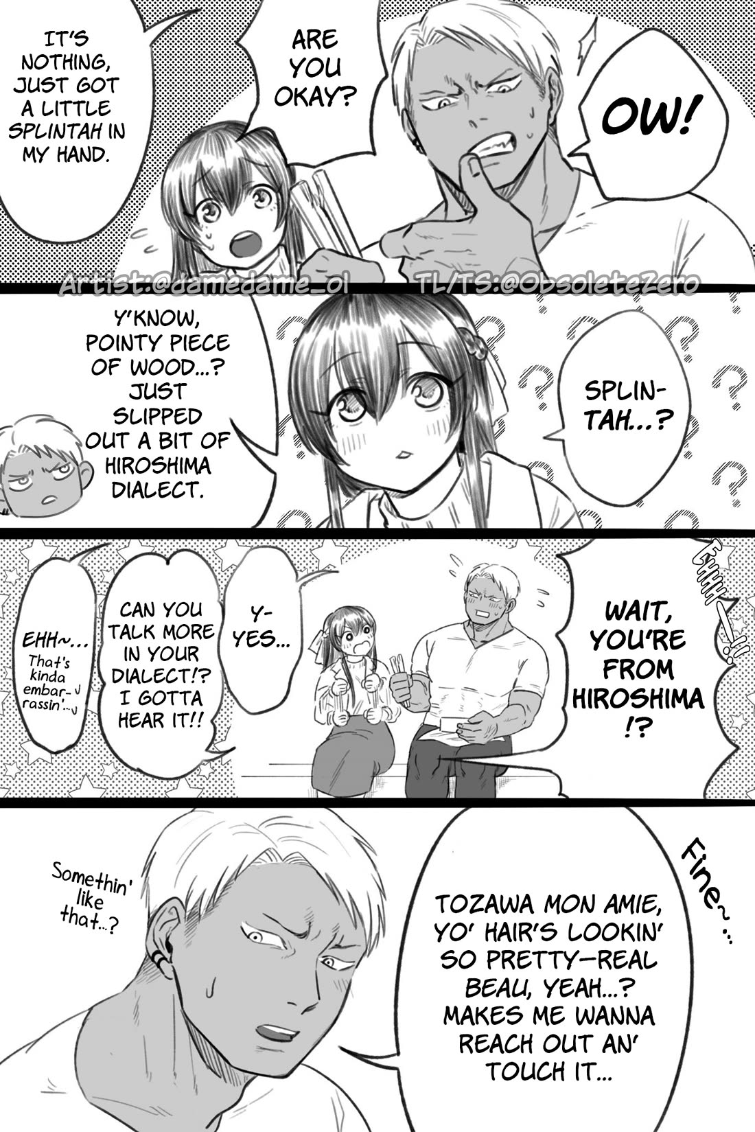 Bear and Bunny Cannot Be Friends Chapter 32 page 1 - Chapter 32: Dialect Charm