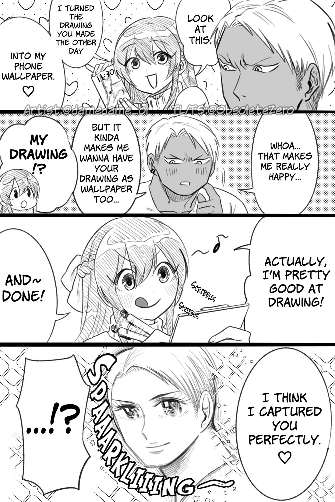 Bear and Bunny Cannot Be Friends Chapter 34 page 1 - Chapter 34: Face Sketches