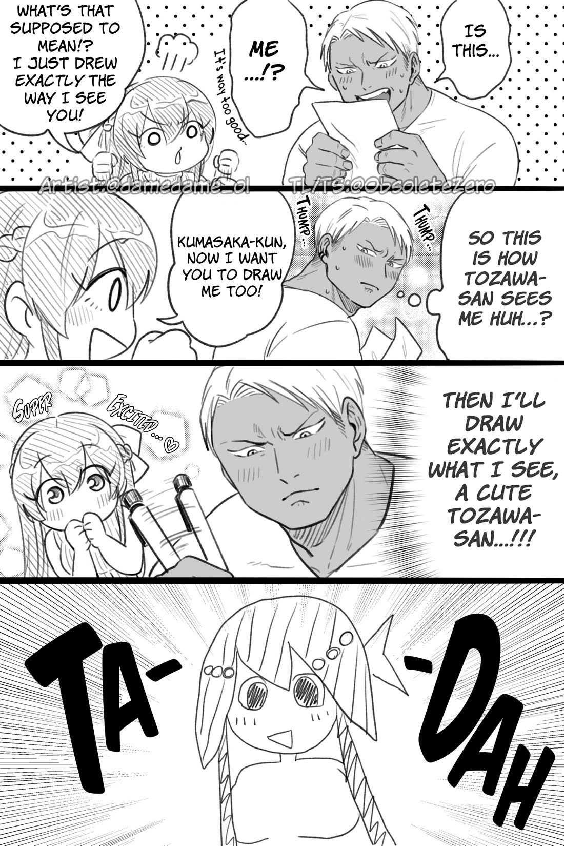 Bear and Bunny Cannot Be Friends Chapter 34 page 2 - Chapter 34: Face Sketches