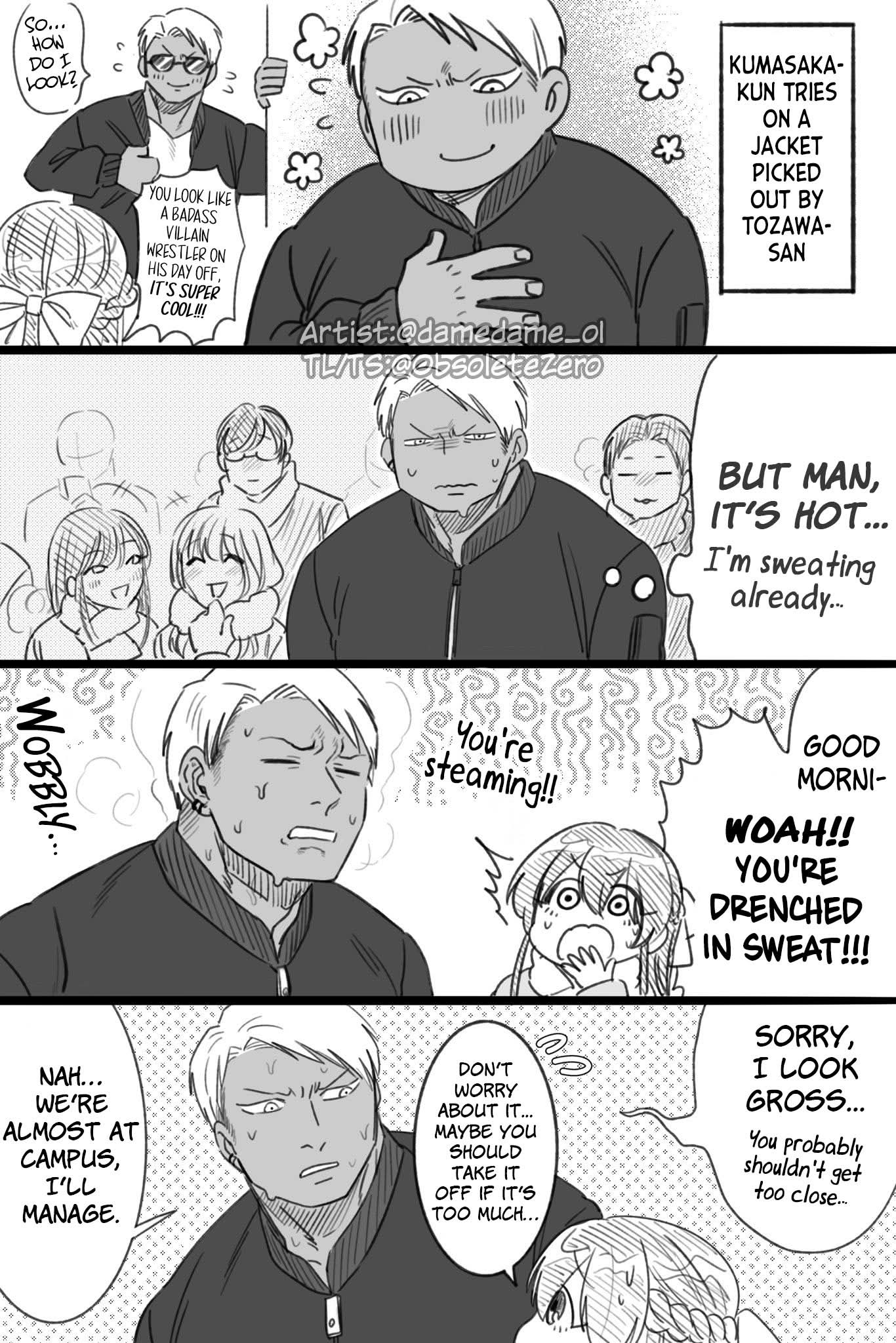 Bear and Bunny Cannot Be Friends Chapter 38 page 1 - Chapter 38: Winter-Limited Hot and Toasty Kumasaka-kun