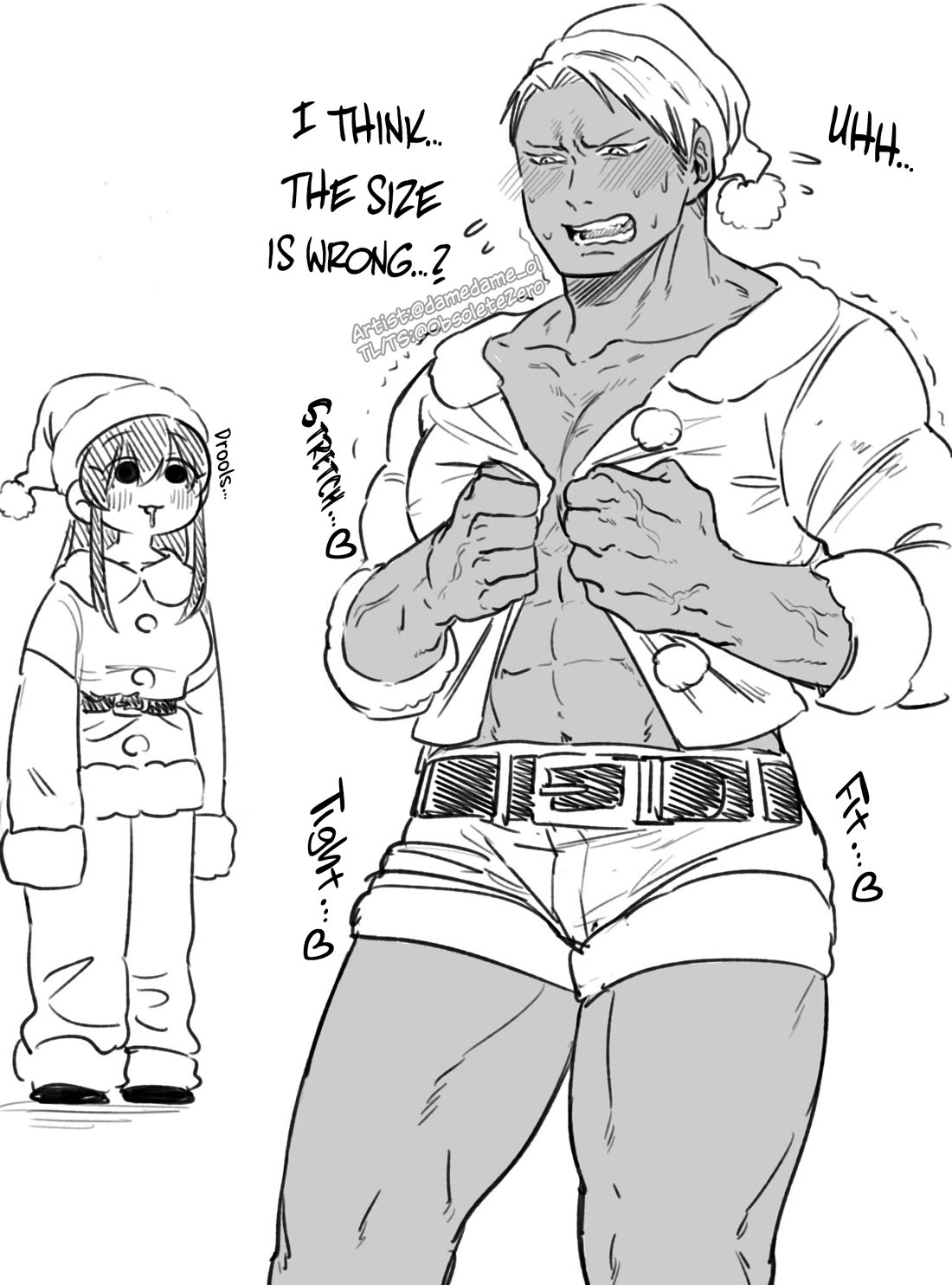 Bear and Bunny Cannot Be Friends Chapter 40.2 page 1 - Chapter 40.2: Christmas Bonuses